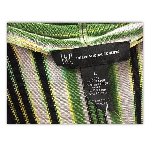 INC International Concepts, blouse, green, sizeL.: - Picture 11 of 12